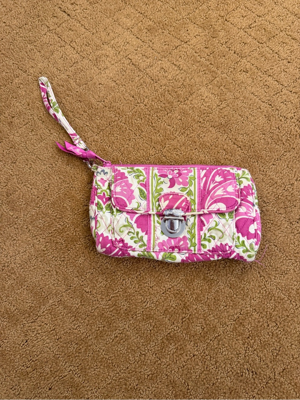 Vera Bradley Julep Tulip Multi Color Wristlet Wallet Zip Around Y2K